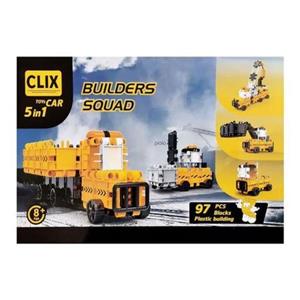 لگو ساختنی کلیکس مدل ماشین راه سازی 5 مدل 97 قطعه