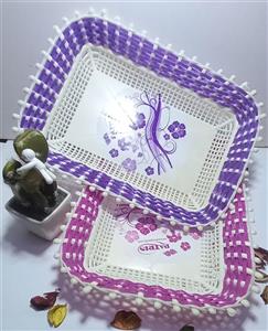 سبدنان و سبزی حصیری