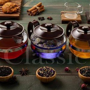 قوری پیرکس فایرکس طرح آلمان سایز کوچک