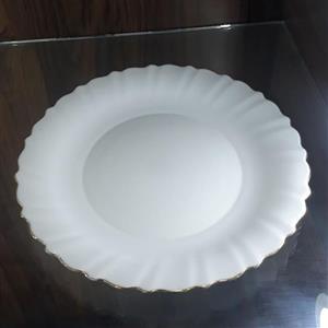 بشقاب پلو خوری لب طلا