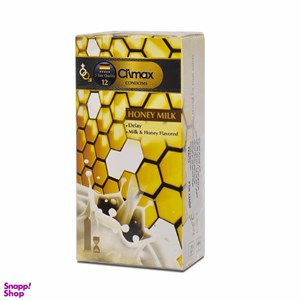 کاندوم کلایمکس مدل Honey Milk 12 بسته 12 عددی