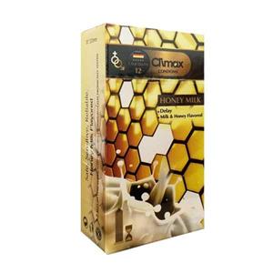 کاندوم کلایمکس مدل Honey Milk بسته 12 عددی 