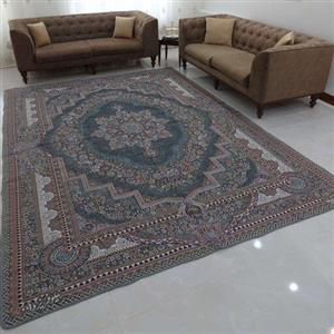 روفرشی 12 متری- مخمل زرکدار- وکیل بافت(زرین) یزد- طرح نیلوفر- کد 001- رنگ طوسی- زیر انداز- زیرانداز- زیرسفره‌‌ای