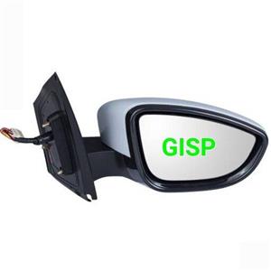 آیینه بغل  207  تاشو برقی برند  GISP  راست  ( سمت شاگرد )