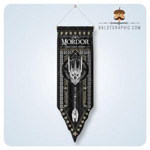 پرچم دیواری طرح ارباب حلقه ها سایز 100-30 (موردور) BP002