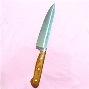 چاقو حیدری چاقو اصل حیدری استیل ضدزنگ آلمان دسته عناب  تیز وبرنده32 سانت