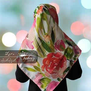 روسری نخی دور دست دوز قواره 120