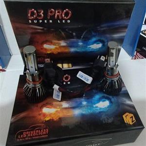 هدلایت csp دو رنگ h4دو کنتاک بسته دو عددی H4 دارای الگو نور مناسب  ( نور پایین زرد نور بالا سفید)