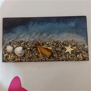 جا کلیدی دیواری طرح دریا