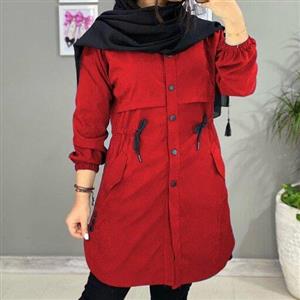مانتو میکرو بغل دکمه فری سایز از 38 تا 44 جنس میکرو