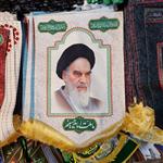 تصویر امام خمینی (ره) مخمل درجه یک 50 در 70