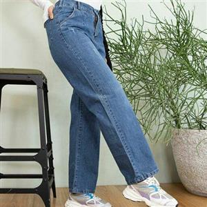 شلوار جین نیم بگ وارداتی