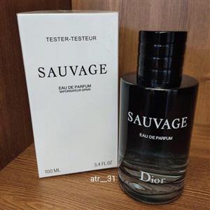 تستر ادکلن دیور ساوج_ ساواج_ ساواژ (ادوپرفیوم) اماراتی کیفیت خیلی خوب_100میل _Dior Sauvage 