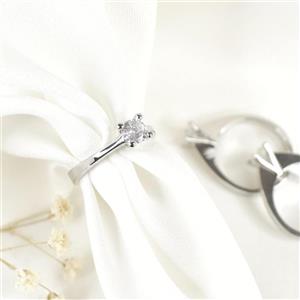 انگشتر طرح حلقه تک نگین کد 7545