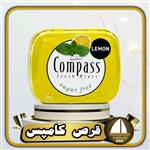 قرص خوشبو کننده دهان بدون قند لیمویی جعبه فلزی 50 عددی کامپس Compass\n\n