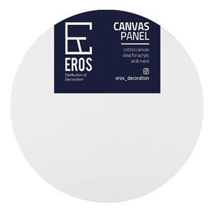 بوم نقاشی گرد قطر 20 برند EROS مدل دورسفید