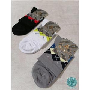 جوراب مردانه نیم ساق نخ پنبه ترک بوگارو پنجه گیری کیفیت عالی bogaro