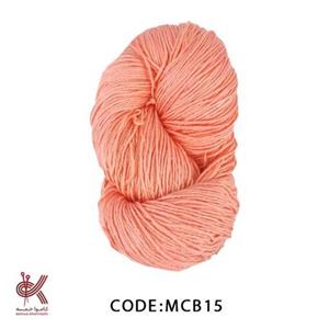 کاموا کتان بامبو گلبهی 15  با الیاف طبیعی ضد حساسیت 100 گرم