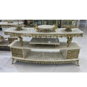 میز تی‌وی برنزی لاکچری