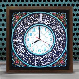 ساعت دیواری  صلوات خاصه امام رضا (ع) 216 ساعت مذهبی صنایع دستی بسته بندی زیبا