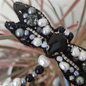 گلسینه سنجاقک جواهر دوزی