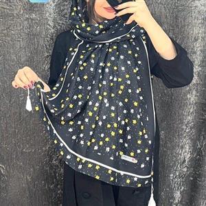 شال  نخی ترک منگوله دار