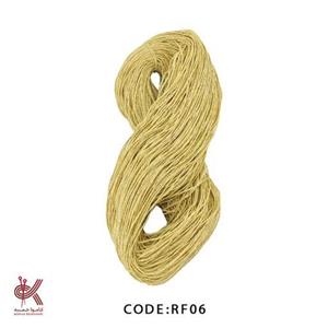 نخ رافیا کاغذی گندمی تیره 200 گرمی کد 06