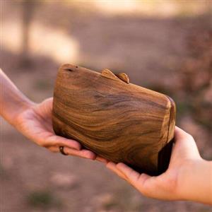 کیف چوبی مدل m023. مناسب برای خانم ها برای هدیه و کادو دادن