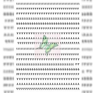 طلق استیکر رزینی ترنسپرنت طرح اعداد فارسی به سایز و فونت مناسب پلاک موتور