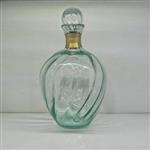 بطری بلور دست‌ساز ایرانی رنگ سفید