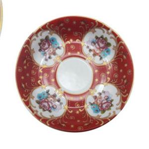 نعلبکی چینی واتسون طرح معینی ستاره  بسته 6 عددی در 3 رنگ