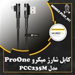 کابل شارژ microUSB پرووان مدل PCC235 طول 1 متر