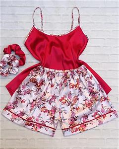 تاپ و شورتک ساتن