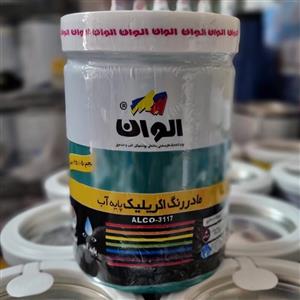 رنگ اکریلیک پایه آب سبز  مات الوان 900 میلی لیتر
