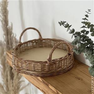 سینی حصیری دسته دار