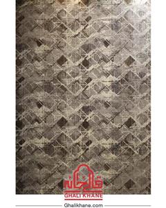 گلیم فرش ساوین طرح 4057 رنگ کرم سایز 1.5*2.25