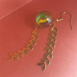 گوشواره گندمی استیل ضد حساسیت (152)