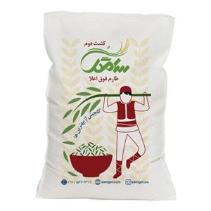 برنج طارم هاشمی  کشت دوم سامگل 10 کیلوگرم