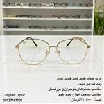فریم عینک طبی فشن فلزی ریبن زنانه رنگ طلایی ثابت وزن سبک و با کیفیت تخفیف خورده