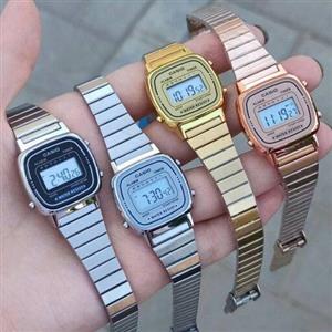 ساعت مچی زنانه کاسیو casio نوستالژی کیفیت درجه یک با ارسال و جعبه رایگان 