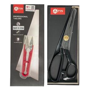 قیچی پین قرمز سایز 8 دسته قرمز قیچی pin قیچی خیاطی