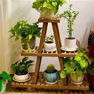 استند گلدان هرمی سه طبقه