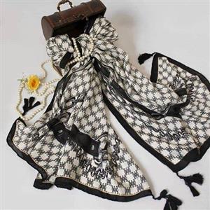 شال سیا اسکارف طرح  چفیه عربی