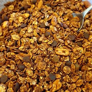 گرانولا رژیمی بدون شکر اسپرسو شکلاتی یک کیلویی بسیار سالم کاملا رژیمی