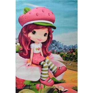 فرش ماشینی افرند طرح کودک کد 152 (یک  و نیم متری)