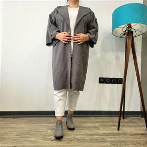 مانتو مخمل کبریتی ریز
