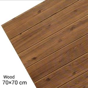 دیوارپوش فومی طرح چوب قهوه ای