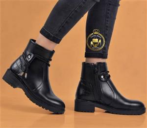 نیم بوت بغل زیپ