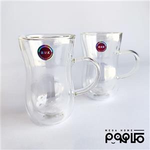 فنجان کمر باریک دو جداره جفت بی وی کی vk316106