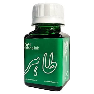 مرکب خوشنویسی سبز برند طاهر 60 میلی لیتر 